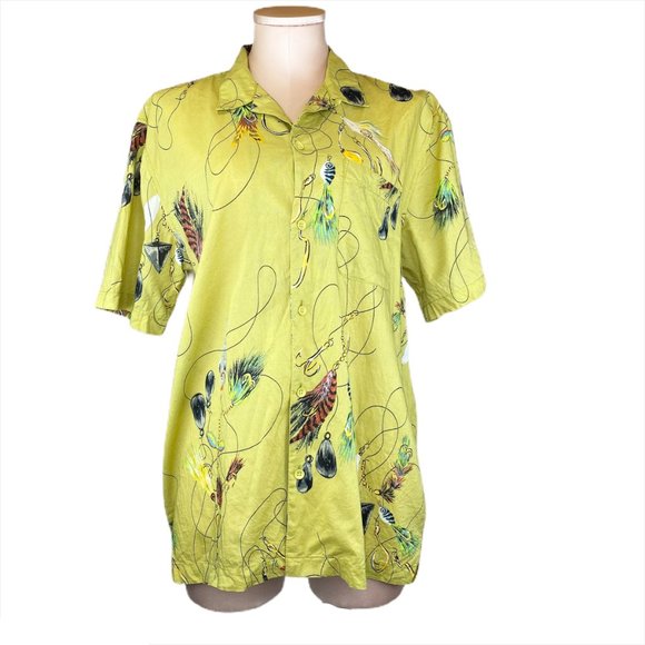 Urban Outfitters Other - Urban Outfitters Fishing Lure Button Up M